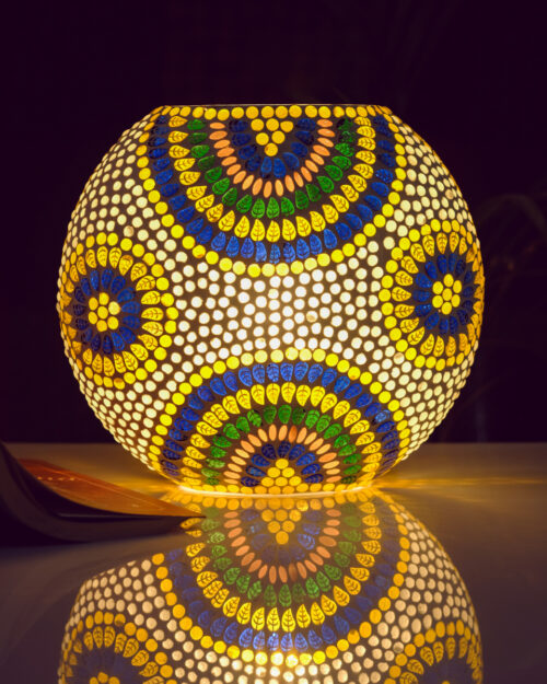 Handcrafted Mosaic Ceramic Lamp