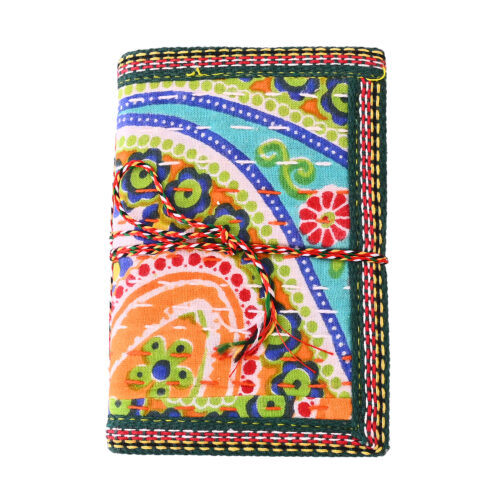 Handmade Kantha Work Fabric Cover Diary