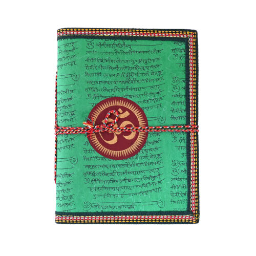 Handmade Om Printed Paper Diary
